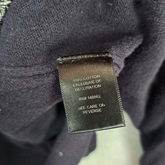 Torrid Sweater Womens 3 Long Sleeve Black Embroidered Heart Rose Lips Bird - Picture 11 of 11